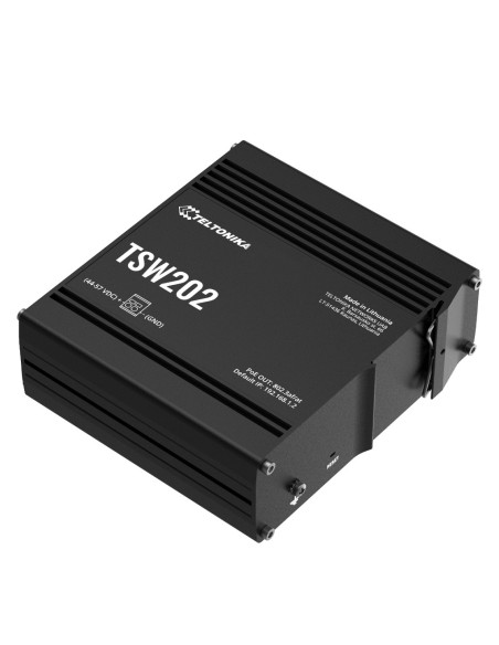 Comprar TELTONIKA TSW202 Switch Teltonika Industrial PoE+ 8 puertos Gigabit + 2SFP Gigabit Gestionable L2 L3