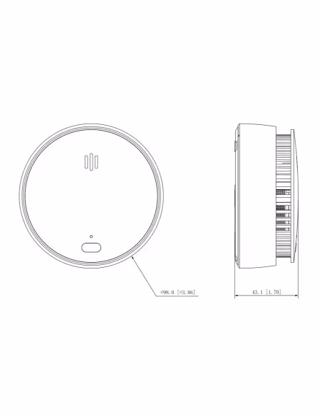 Comprar DAHUA HY-SA20A Detector de humo autónomo fotoeléctrico de interior
