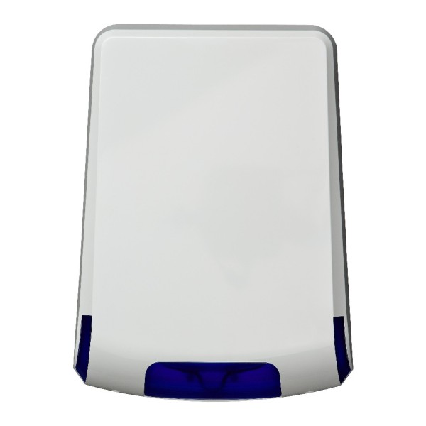 Acheter TELETEK SR300BBM Sirène extérieure flash bleu vertical. Batterie intégrée 9 V. Grade 3