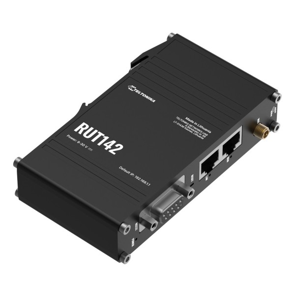 Acheter TELTONIKA routeur RUT142 Teltonika industriel Wi‑Fi 4 2xRJ45 RS232