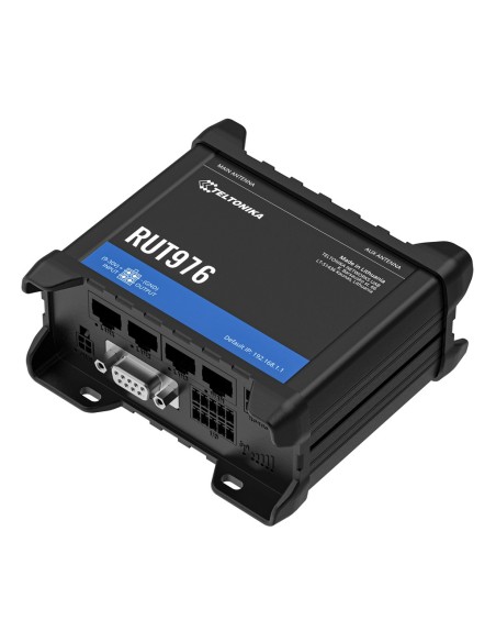Comprar TELTONIKA RUT976 Router Teltonika Industrial 4G LTE 1xSIM Wi-Fi4 2xRJ45 1xDigital I/O