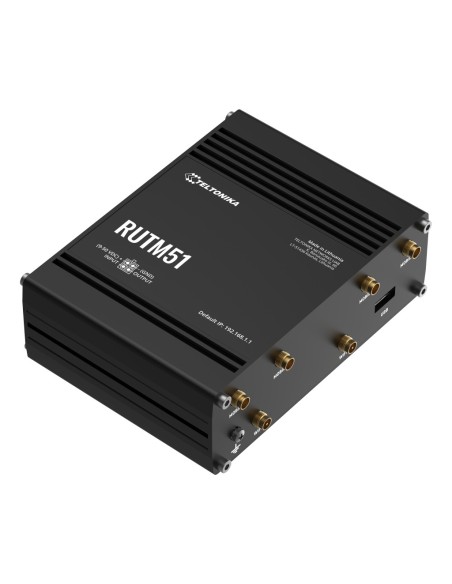 Acheter TELTONIKA routeur industriel Teltonika RUTM51 5G 2xSIM Wi‑Fi 5 5xRJ45 USB 1xE/S numérique