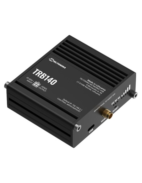 Kaufen TELTONIKA TRB140 Gateway Teltonika Industrial 4G LTE 1xSIM 1xRJ45 Gigabit 1xDigital I/O USB