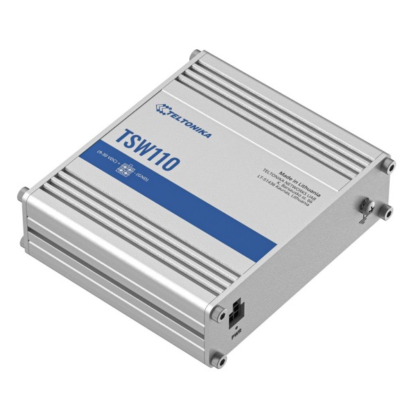 Acquistare TELTONIKA TSW110 Switch industriale Teltonika 5 porte Gigabit L2 non gestito
