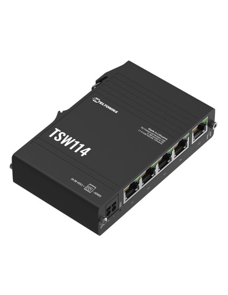 Comprar TELTONIKA TSW114 Switch Teltonika Industrial 5 puertos Gigabit No_Gestionable