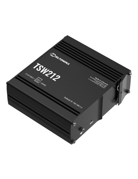 Acquista TELTONIKA Switch TSW212 Teltonika industriale 8 porte Gigabit + 2 SFP Gigabit gestibile L2 L3