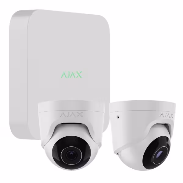 Comprar AJAX NVR8KIT-TURR5-WH1 Kit Ajax CCTV Blanco. NVR 8ch + 2Turret 5Mp/2.8mm