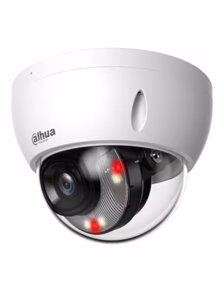 Acheter DAHUA IPC-HDBW2649E-S-IL-0280B Dôme IP H265 6 Mpx WDR Éclairage double LED 30 m / IR 30 m 2.8mm IK10 IP67 PoE SD IA