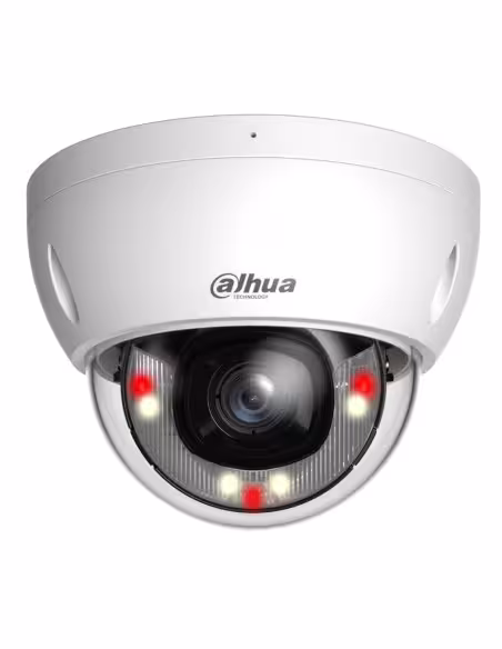 Acheter DAHUA IPC-HDBW2649E-S-IL-0280B Dôme IP H265 6 Mpx WDR Éclairage double LED 30 m / IR 30 m 2.8mm IK10 IP67 PoE SD IA