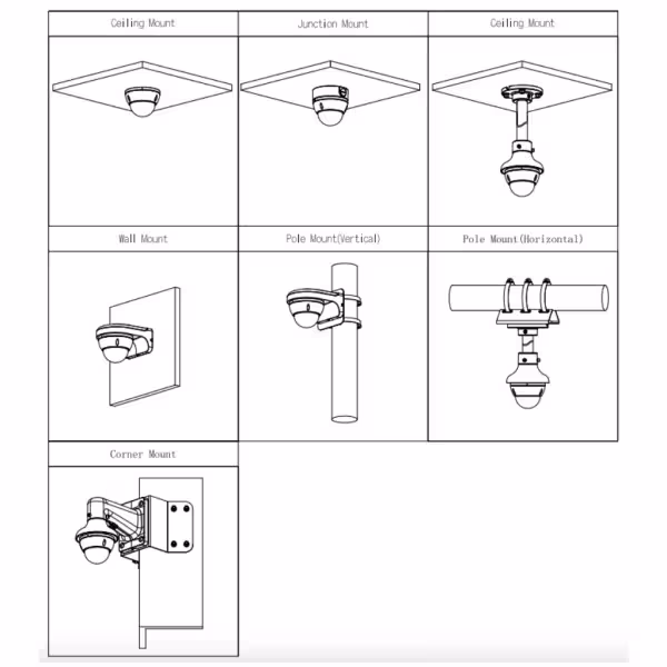 Acheter DAHUA IPC-HDBW2649E-S-IL-0280B Dôme IP H265 6 Mpx WDR Éclairage double LED 30 m / IR 30 m 2.8mm IK10 IP67 PoE SD IA