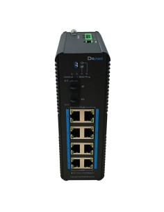 Acheter DRNET ISGE10-8P-240W Switch PoE+ industriel 8 ports Gigabit +2 SFP Gigabit 240 W non géré
