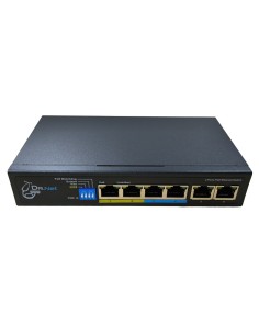 Kaufen Sie DRNET CSFE06-4P-60W PoE-Switch, 4 Ports 10/100 + 2 Uplink 10/100, 60 W, nicht verwaltbar