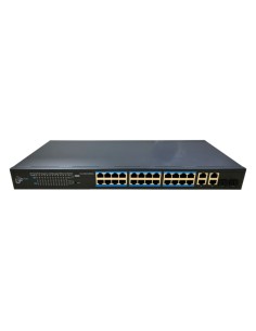 Acheter DRNET CSGE28S-24P-370W Switch PoE 24 ports (4 PoE++) Gigabit + 2 RJ45 + 2 Combo 370W administrable