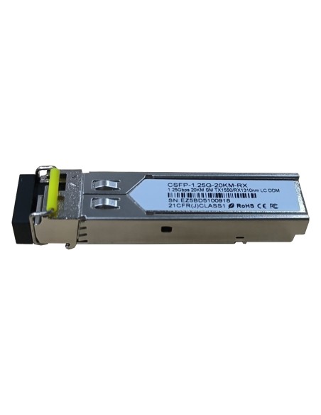 Comprar DRNET CSFP-1.25G-20KM-RX Módulo SFP 1.25G Monofibra 20km LC RX