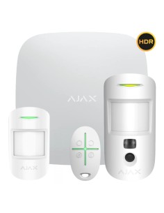 Acquistare AJAX STARTERKIT-CAM-MP-HDR-WH1 Kit Ajax bianco. Hub 2 + MotionCam-HDR + MotionProtect + SpaceControl