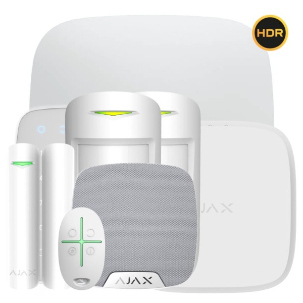 Acquistare AJAX KIT-A-INT-INC-HDR-WH Kit Ajax Avanzato Intrusione + Incendio
