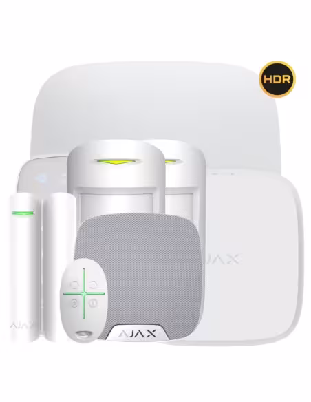 Acheter AJAX KIT-A-INT-INC-HDR-WH KIT Ajax Avancé Intrusion + Incendie