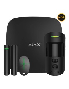 Acheter AJAX STARTERKIT-CAM-HDR-BL Ajax StarterKit Cam Noir. Hub 2 2G + MotionCam-HDR + DoorProtect + SpaceControl