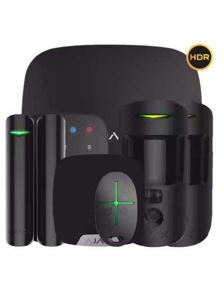 Comprar AJAX HUB2KIT4G-DP-PRO-HDR-BL1 Kit Ajax negro. Hub 2 4G + 2MotionCam-HDR + DoorProtectPlus + SpaceControl + KeyPad + Home