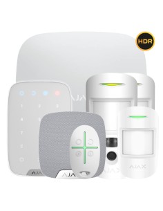 Acheter le kit Ajax blanc HUB2KIT4G-MP-PHOD-SC-HDR-WH. Hub2 4G + 2MotionCam HDR PHOD + MotionProtect + SpaceControl + KeyPad