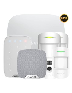Acheter le kit Ajax blanc AJAX HUB2KIT4G-MP-PHOD-HDR-WH1. Hub 2 4G + 2MotionCam HDR PhOD + MotionProtect + KeyPad + HomeSiren