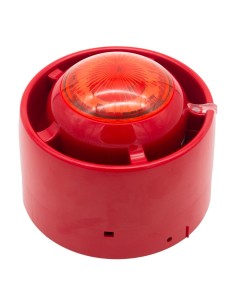 Acheter KIDDE COMMERCIAL KE-AS3111R Sirène analogique intelligente série Excellence avec isolateur. Couleur rouge
