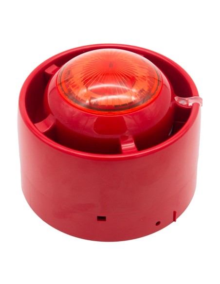 Acheter KIDDE COMMERCIAL KE-AS3111R Sirène analogique intelligente série Excellence avec isolateur. Couleur rouge