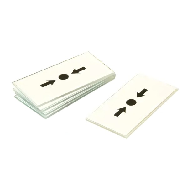 Acheter GLOBALTY 515.001.119 SUS758 - Verre de remplacement pour boutons-poussoirs des séries MCP et CP. Lot de 5 unités.