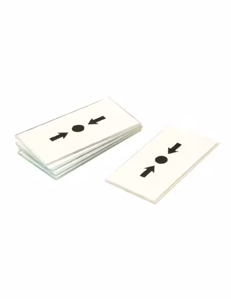 Acheter GLOBALTY 515.001.119 SUS758 - Verre de remplacement pour boutons-poussoirs des séries MCP et CP. Lot de 5 unités.