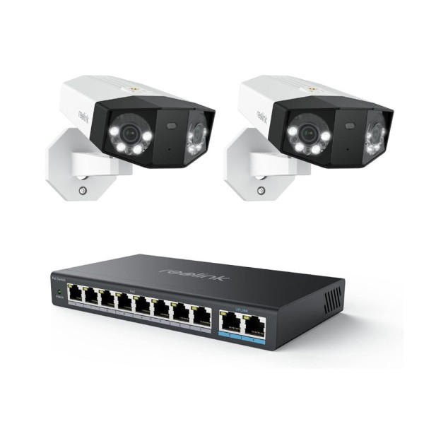Acheter REOLINK RL-DUO3-SERIES-POE Caméra Reolink 16 MP Duo 3 PoE - 16 MP (7680x2160) @ 20 FPS - PoE / Panorama 180º / Éclairage