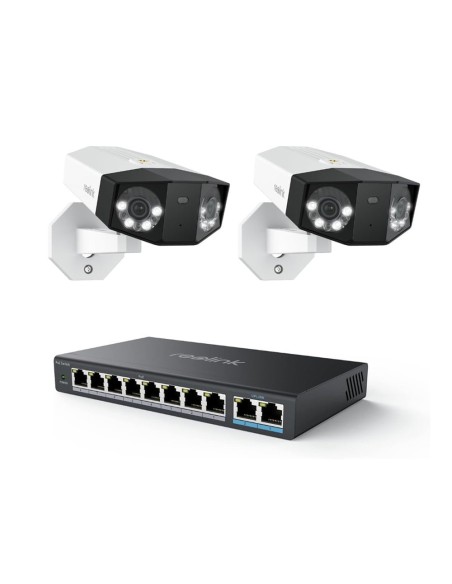 Acheter REOLINK RL-DUO3-SERIES-POE Caméra Reolink 16 MP Duo 3 PoE - 16 MP (7680x2160) @ 20 FPS - PoE / Panorama 180º / Éclairage