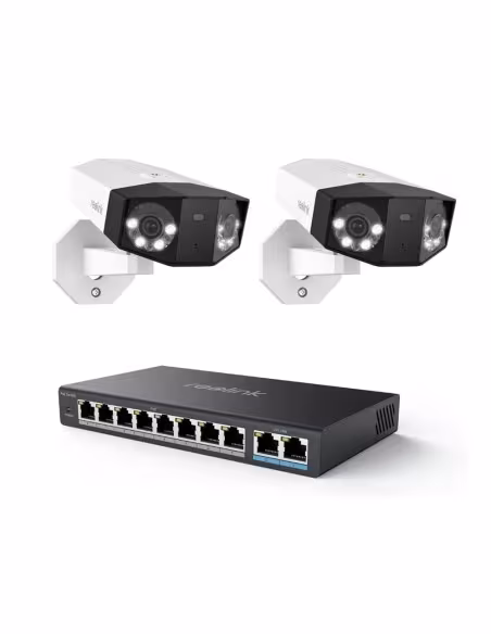 Comprar REOLINK RL-DUO3-SERIES-POE Reolink Camara 16 MP Duo 3 PoE  - 16MP (7680x2160) @ 20FPS - PoE / 180º Panorama / Luz LED - 