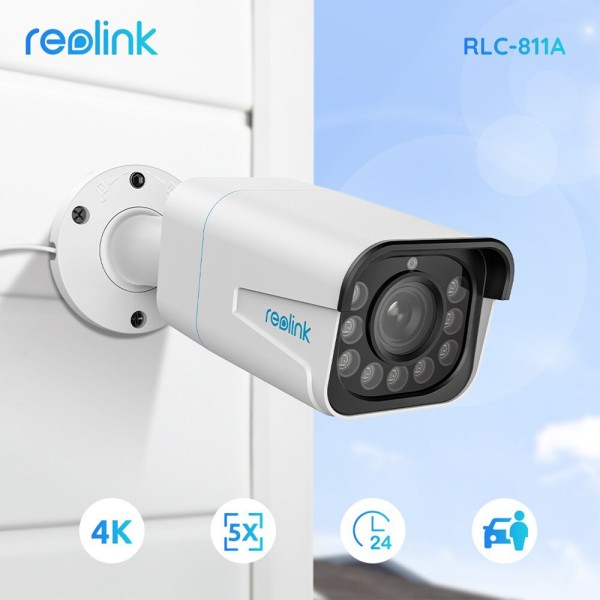 Acquista REOLINK RL-P430-IPCAM-POE-W Reolink Telecamera Bullet IP 8MP PoE - 8MP (3840 x 2160) @ 25FPS - PoE / Luce LED - Zoom ot