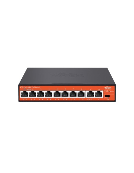 Acquistare WI-TEK WITEK-0005N Switch PoE non gestito da 8 PoE + 2 Uplink
