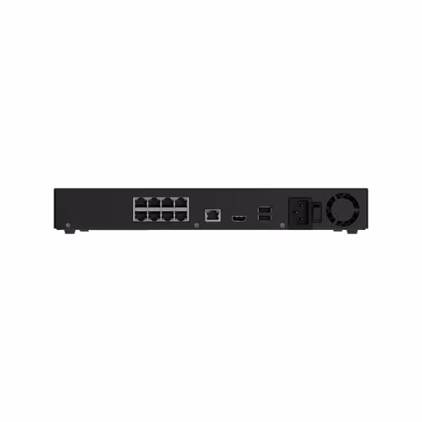 Comprar AJAX AJ-NVR208-HAC-AI-8P-S-B Grabador NVR Superior - 8 canales | 8 puertos PoE IEEE802.3af/at  - Compresión H.265/H.264 