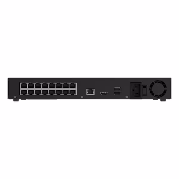Comprar AJAX AJ-NVR216-HAC-16P-B Grabador NVR 16 puertos PoE - 16 canales | HDMI - Compresión H.265/H.264 | JetSparrow - Resoluc