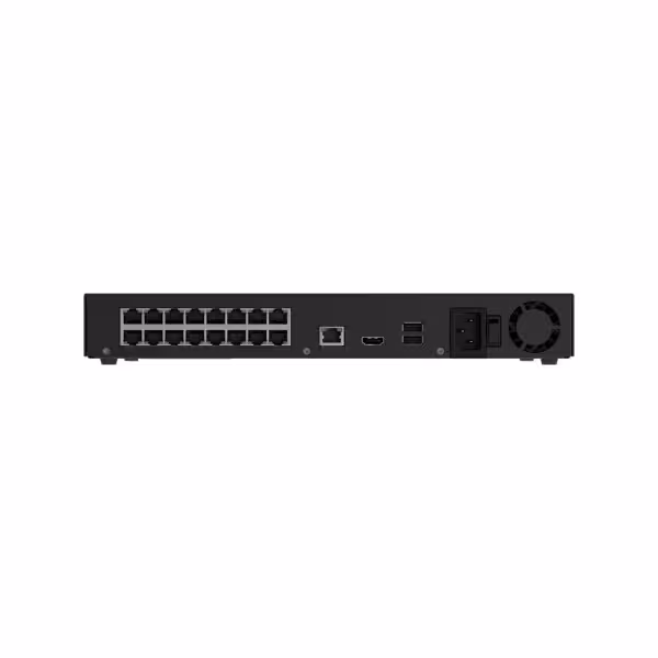 Comprar AJAX AJ-NVR216-HAC-AI-16P-S-B Grabador NVR Superior - 16 canales | 16 puertos PoE IEEE802.3af/at  - Compresión H.265/H.2