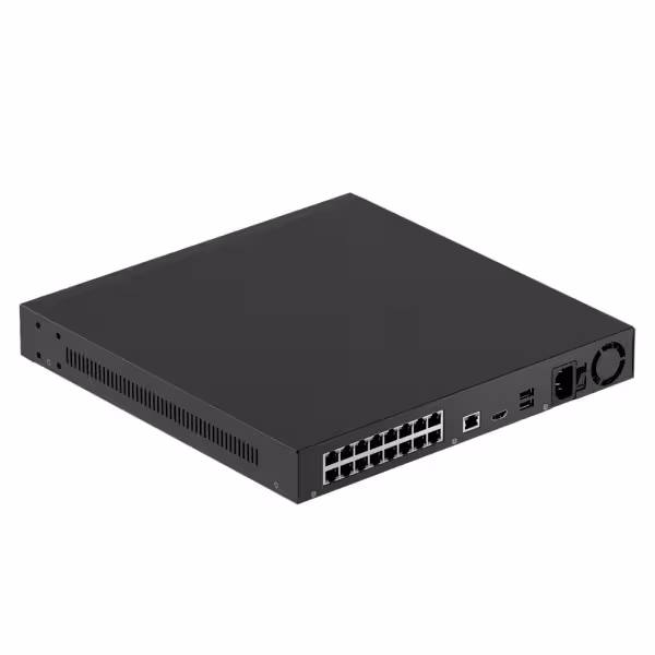 Comprar AJAX AJ-NVR216-HAC-AI-16P-S-B Grabador NVR Superior - 16 canales | 16 puertos PoE IEEE802.3af/at  - Compresión H.265/H.2