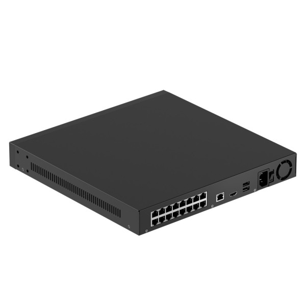 Comprar AJAXCCTV AJ-NVR216-HAC-AI-16P-S-B Grabador NVR Superior - 16 canales | 16 puertos PoE IEEE802.3af/at  - Compresión H.265
