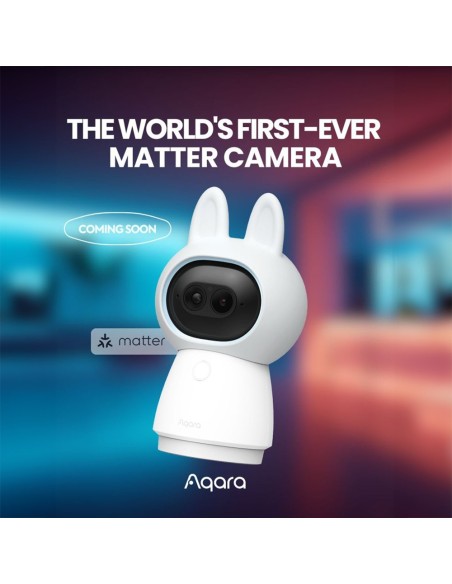 Comprar AQARA AQ-CH-C14D Aqara Cámara WiFi Hub G350  Blanca - Cámara 8MP / 2.5K / 4K | Zoom 9X - Gateway Zigbee 3.0, Thread, Mat
