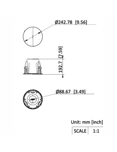 Comprar HIKVISION DS-QAZ0610G1 Altavoz analógico de techo - Potencia 10 W - Sensibilidad 89 dB (8 ) - 2