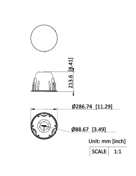 Acquistare HIKVISION DS-QAZ0630G1 Altoparlante analogico - Soffitto - Potenza (8 Ω): 30 W - Potenza (70/100 V): 30, 15, 7,5, 3,2