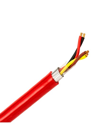 Comprar OEM FRC2X25-100-C Bobina de cable trenzado apantallado - Resistente al fuego RF 120 minutos - Rollo de 100 metros - Cond