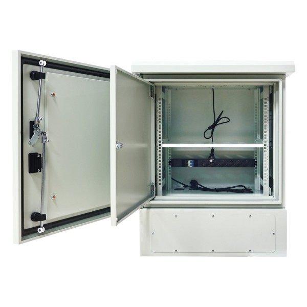Comprar OEM RACK-9U-650-500KG-OUTDOOR Rack de suelo industrial para exterior - Capacidad de 9U para estándares de 19 pulgadas - 