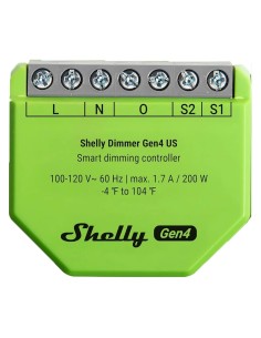 Acheter SHELLY SH-DIMMER-GEN4 Shelly Dimmer Gen4 - Variation (Dimming) / 1x 200 W / Sans neutre - Lampes à incandescence, halogè