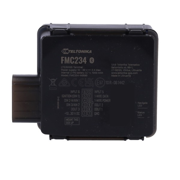 Comprar TELTONIKA TK-FMC234 Batería de alta capacidad 1A - Protección IP67 - 4G LTE CAT 1 - 3 entradas y 3 salidas integradas