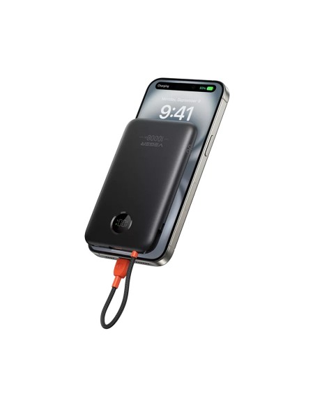 Acheter VEGER VG-W1189 VEGER Power Bank avec écran LCD - Capacité 10000mAh - Entrées USB-C et câble intégré - Sorties USB-C