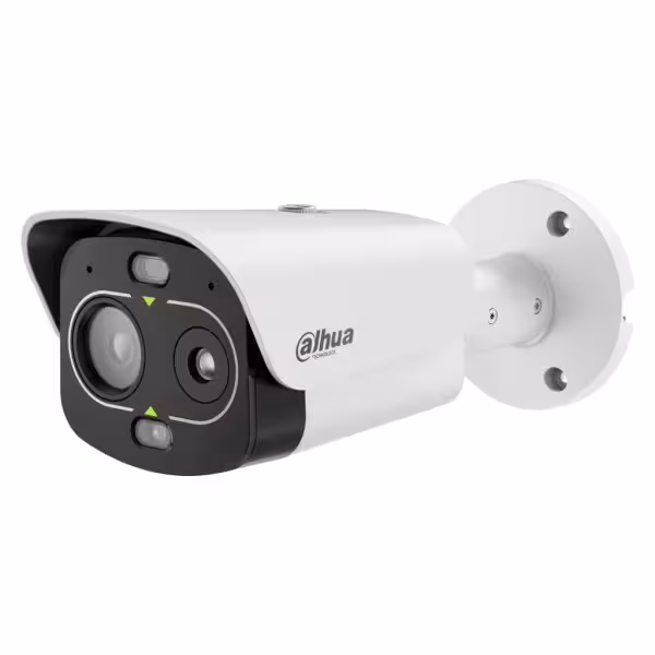 Acheter DAHUA TPC-BF1241-LB7F6-DW-S8-V1 Caméra thermique IP DUAL 256x192 7 mm + 4 M 6 mm IP67 IK10 12-24 Vcc PoE AUDIO E/S