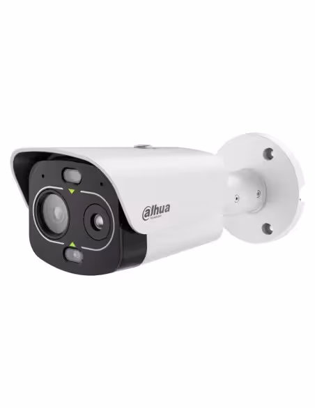 Acheter DAHUA TPC-BF1241-LB7F6-DW-S8-V1 Caméra thermique IP DUAL 256x192 7 mm + 4 M 6 mm IP67 IK10 12-24 Vcc PoE AUDIO E/S