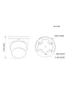 Acheter DAHUA IPC-HDW3449H-ZAS-PV-S5-B Mini-dôme IP TiOC 3.0 H265 4M WDR Éclairage double LED 40 m / IR 50 m 2.7-13.5VFM IP67 Po 2
